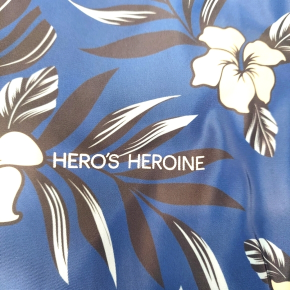Heros Heroine  Hawaiian print wind breaker size XL - Picture 5 of 12